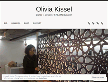 Tablet Screenshot of oliviakissel.com